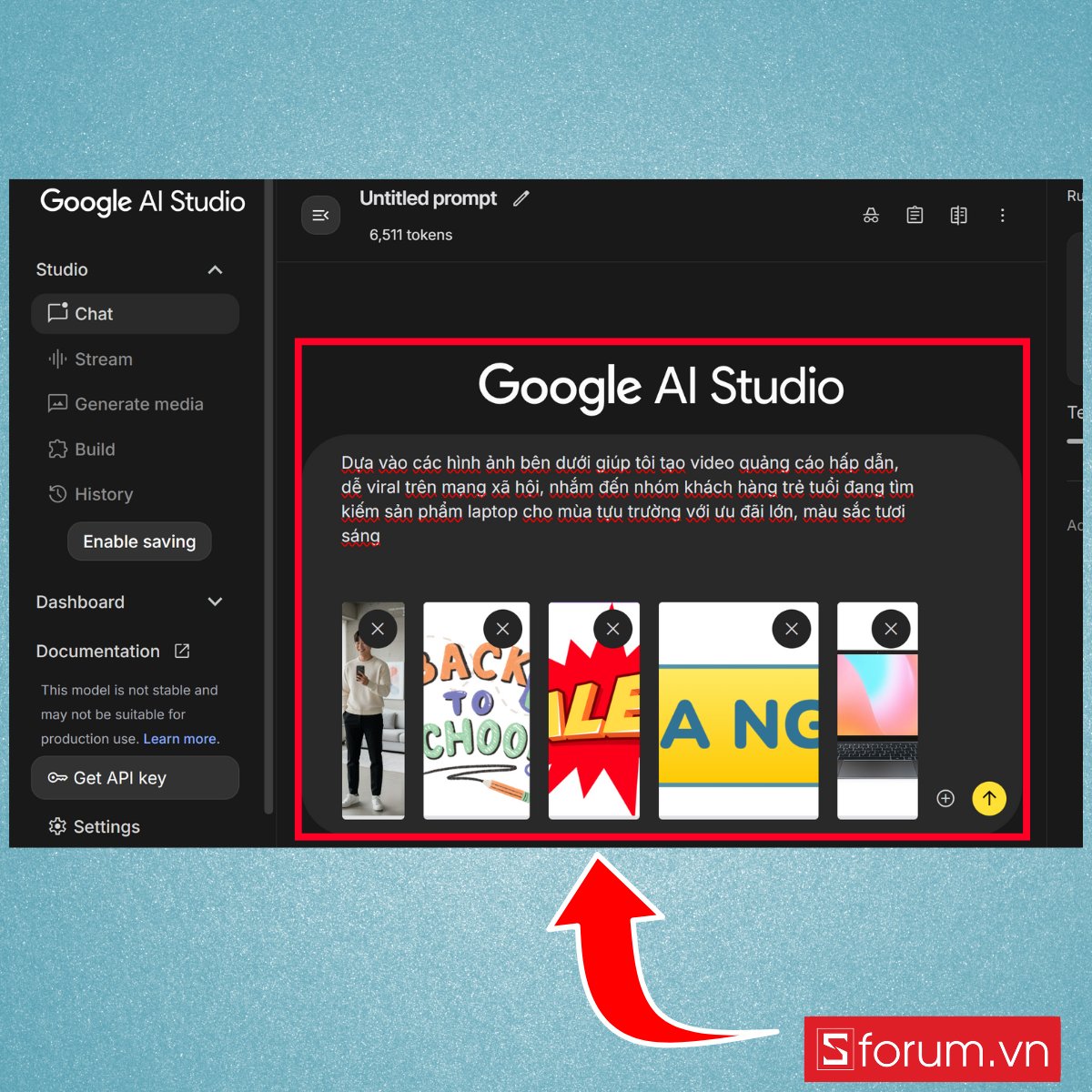Hướng dẫn tạo video truyền thông và quảng cáo bằng Google Nano Banana bước 2
