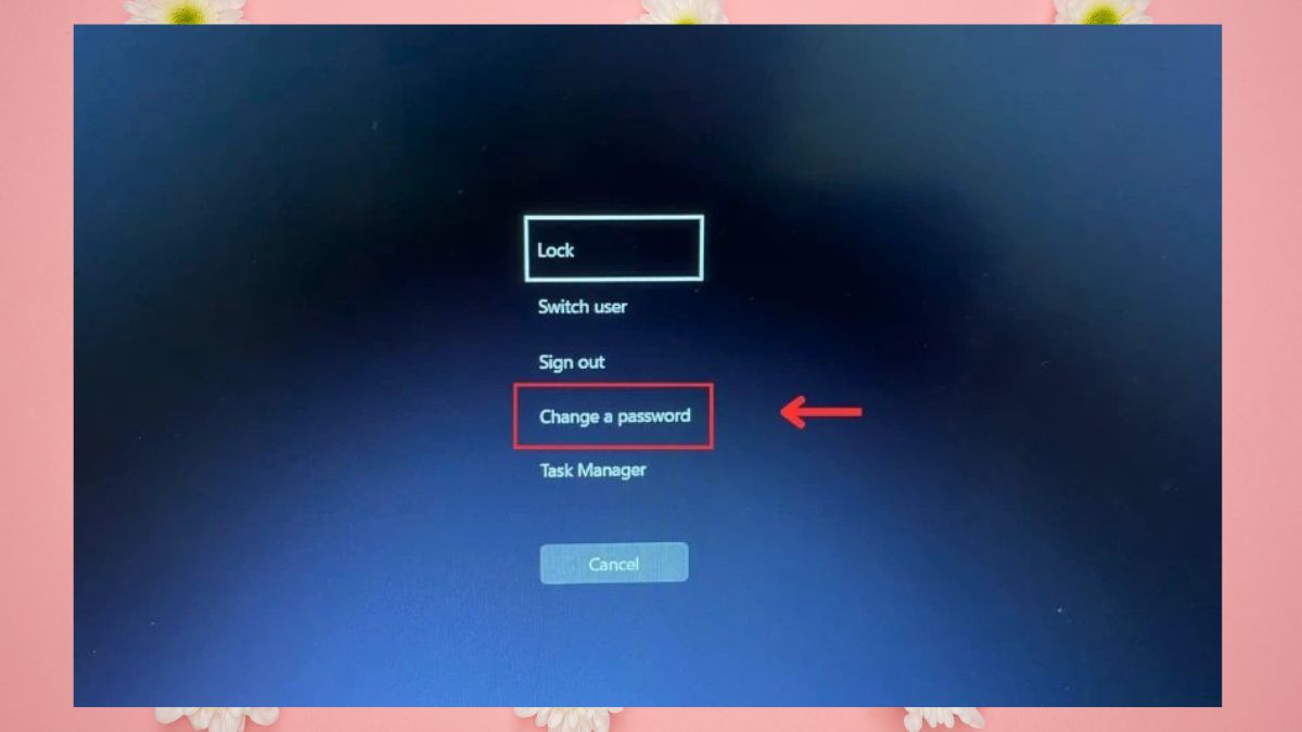 Đổi pass máy tính Win 11 bằng tổ hợp phím ALT bước 1