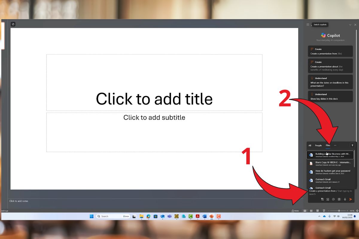 Tự động hóa thiết kế slide trên PowerPoint với Copilot AI bước 3