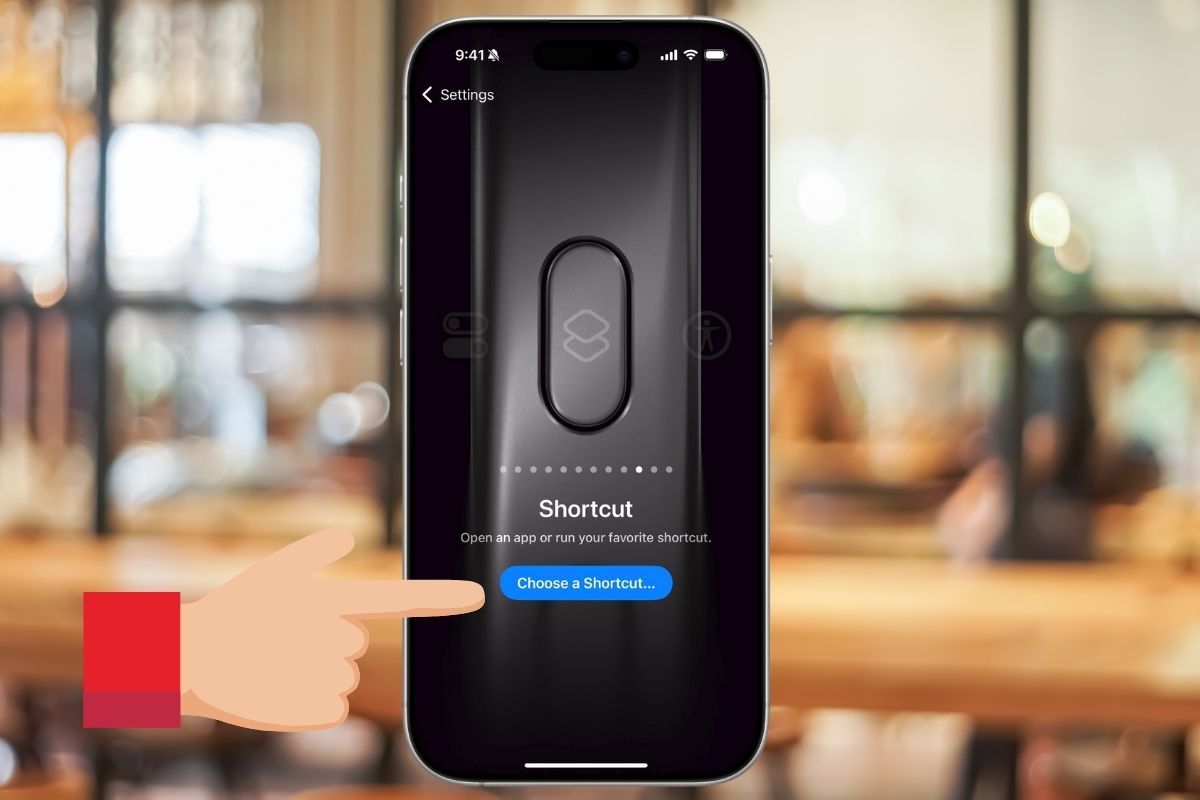 Bấm vào mục Choose a Shortcut