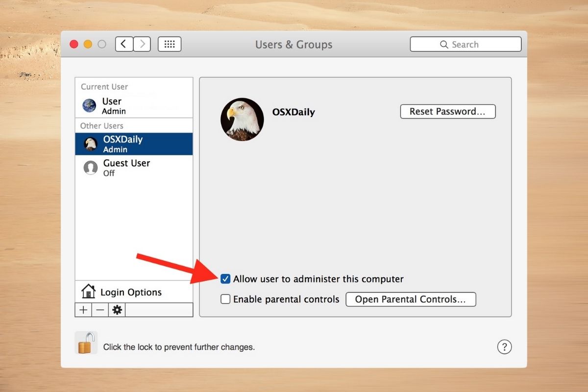 Lỗi Your account is locked MacBook và nguyên nhân do tài khoản bị vô hiệu hoá