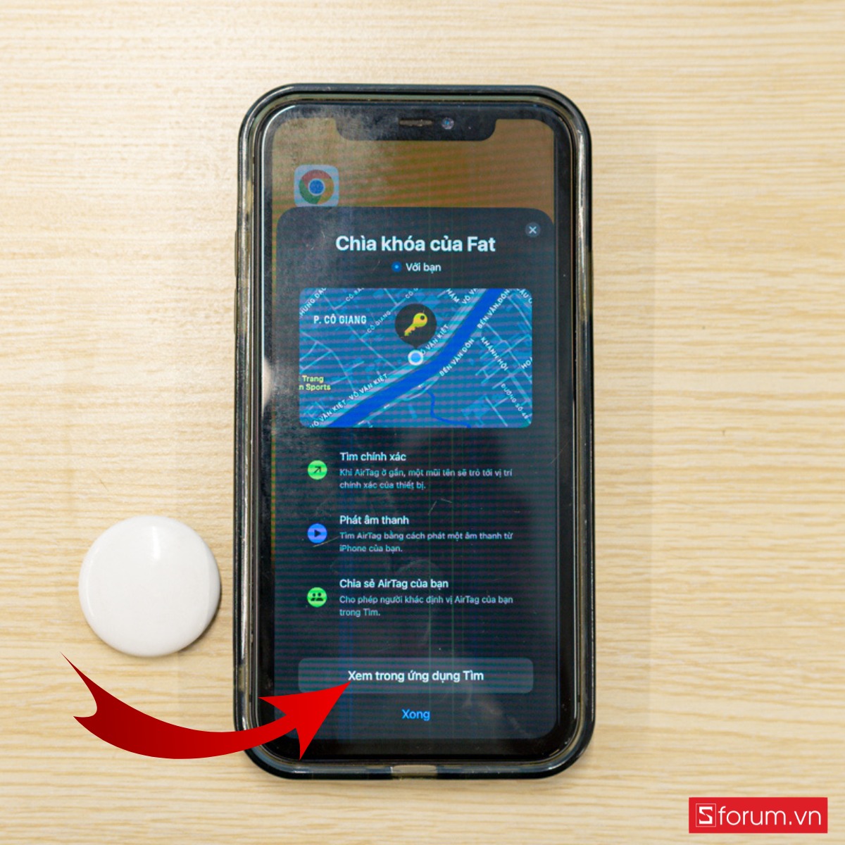 Cách sử dụng AirTag để định vị xe máy đơn giản tại nhà mởi ứng dụng tìm