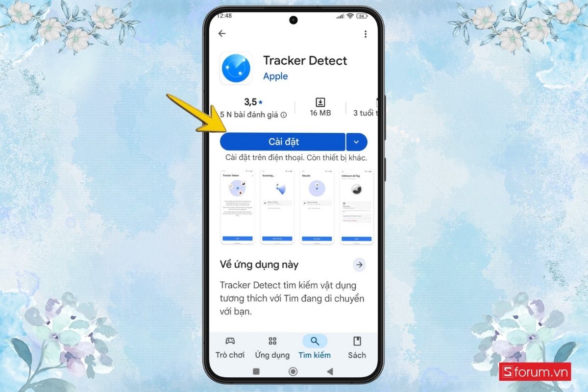 Cách phát hiện AirTag lạ đang theo dõi bạn trên Android bước 1
