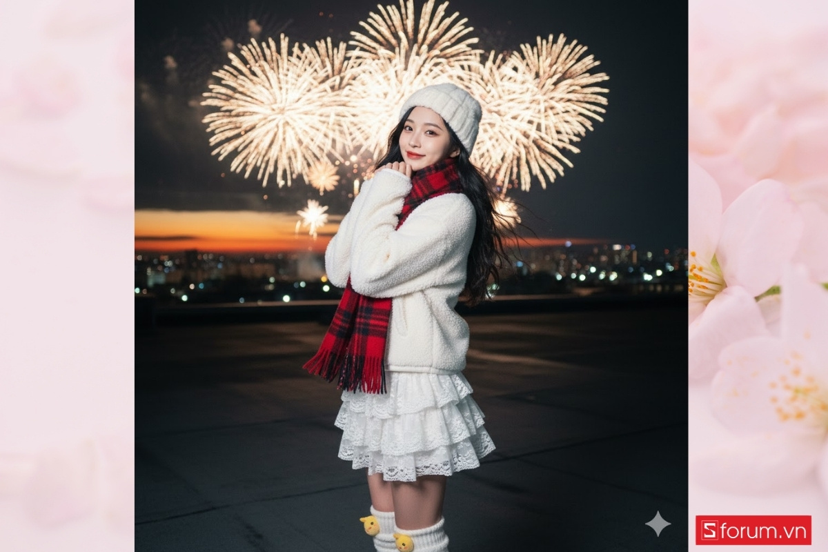 Top 11 câu lệnh tạo ảnh pháo bông chân thực bằng AI prompt 3