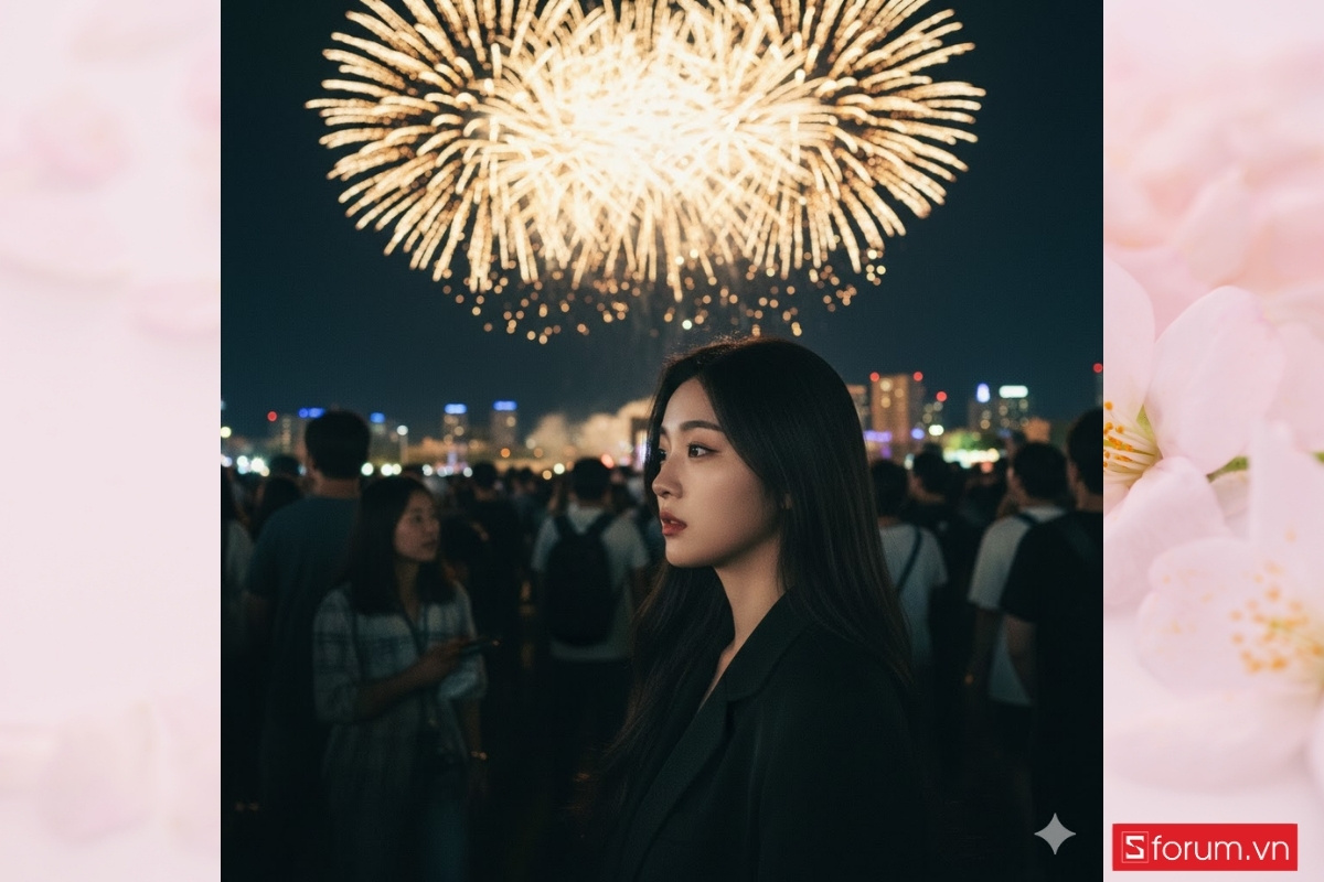 Top 11 câu lệnh tạo ảnh pháo bông chân thực bằng AI prompt 6