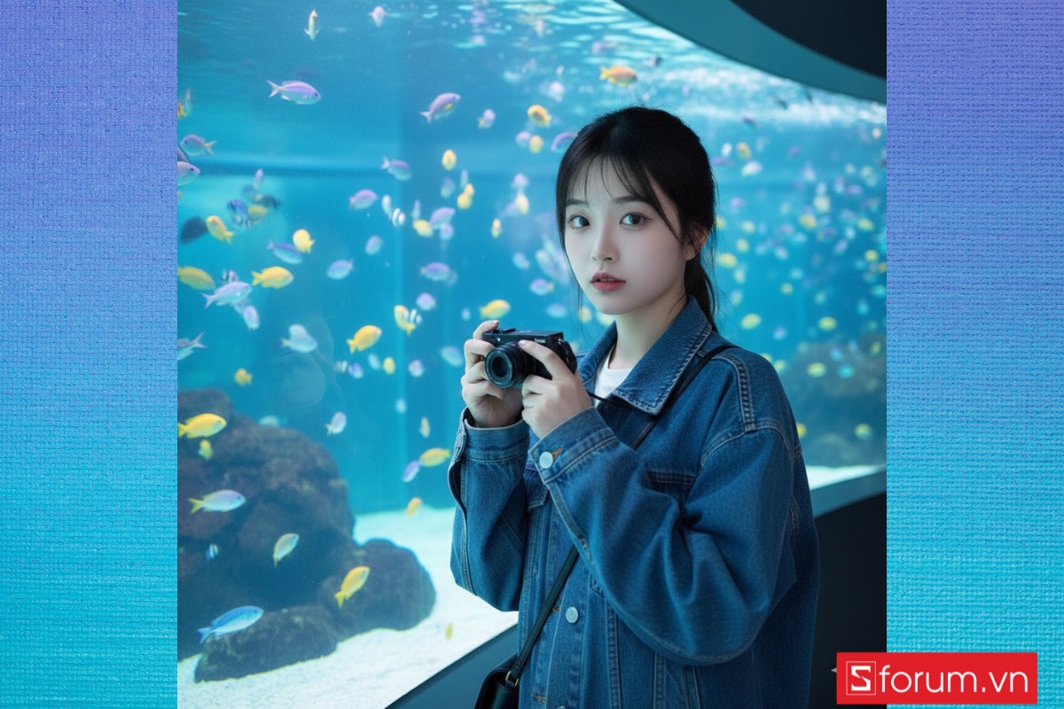 Những câu lệnh giúp tạo ảnh tham quan thủy cung bằng Gemini AI 1