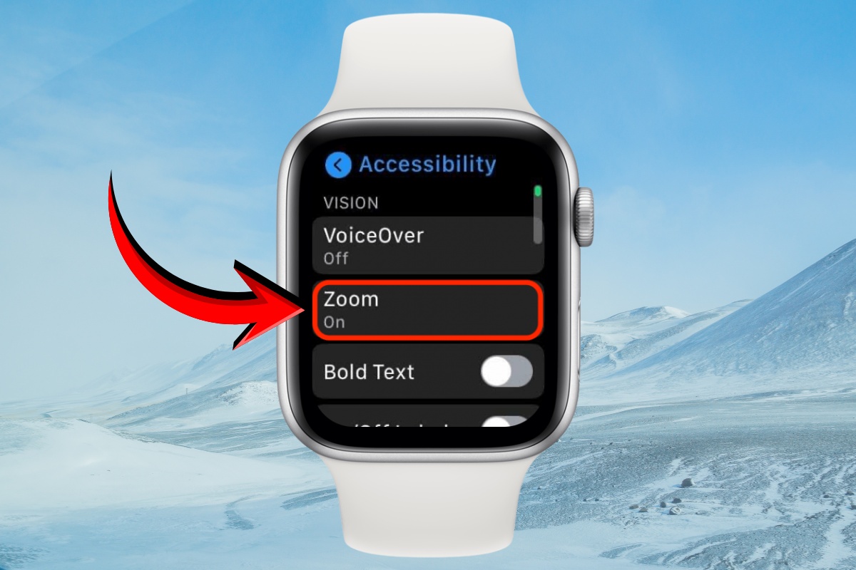 Bấm tiếp vào mục Zoom
