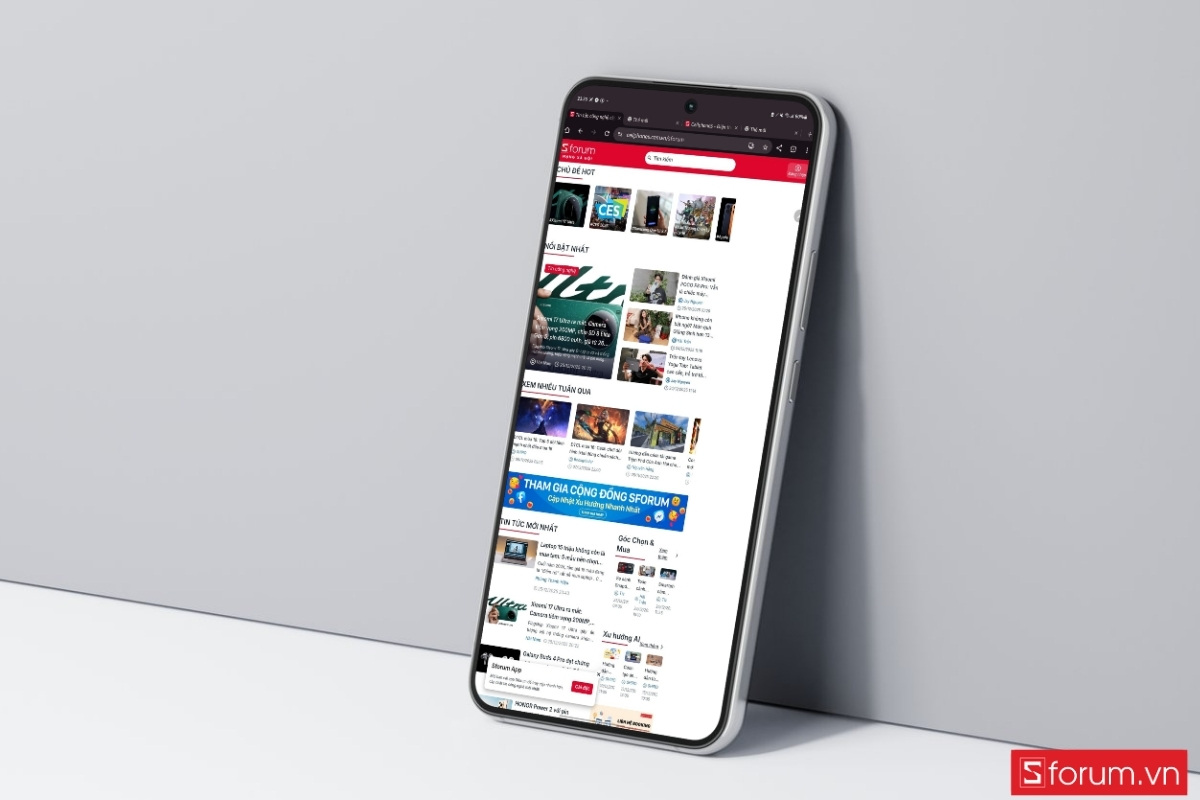 Tùy chỉnh thêm để hoàn thiện giao diện tablet trên điện thoại