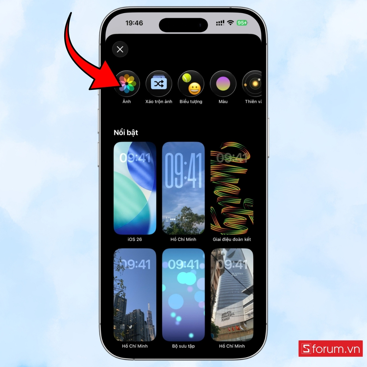 Cách sử dụng Xáo trộn ảnh để màn hình khóa tự đổi ảnh 8/3 bước 3