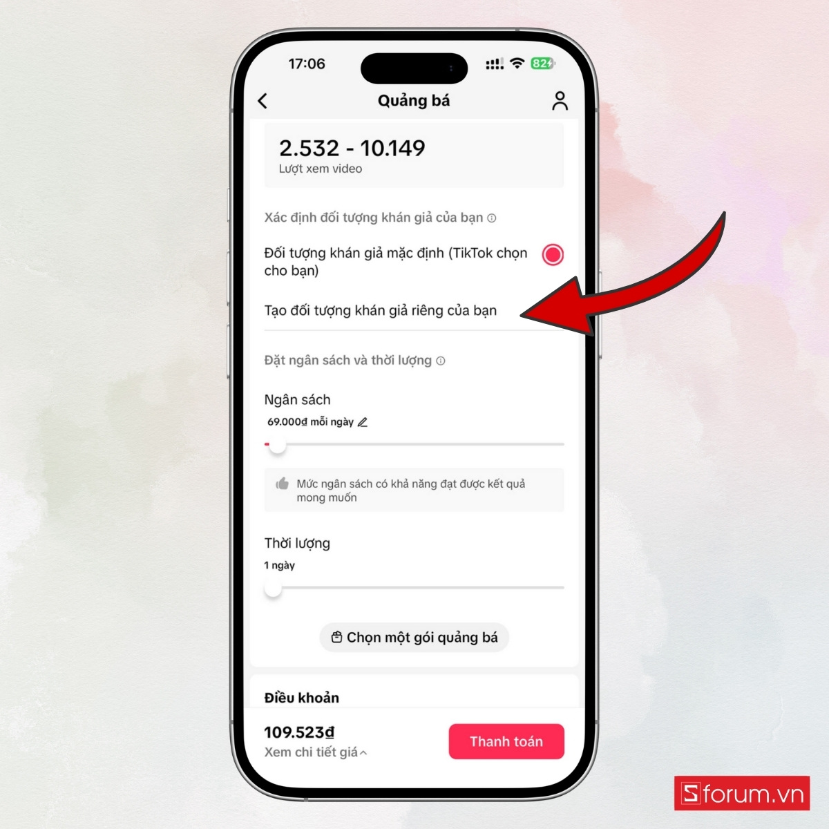 Cách dùng quảng bá trên TikTok đơn giản, hiệu quả bước 4