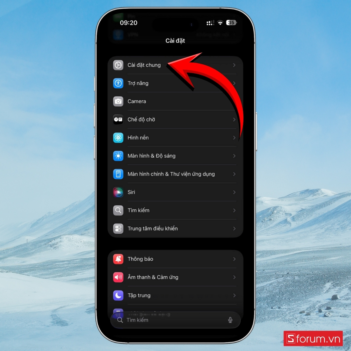 Thiết lập lại ngày giờ và khu vực 5