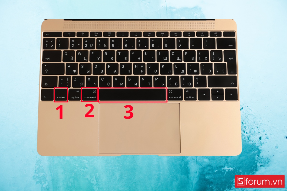 Cách mở Emoji trên MacBook tổ hợp phím bước 1