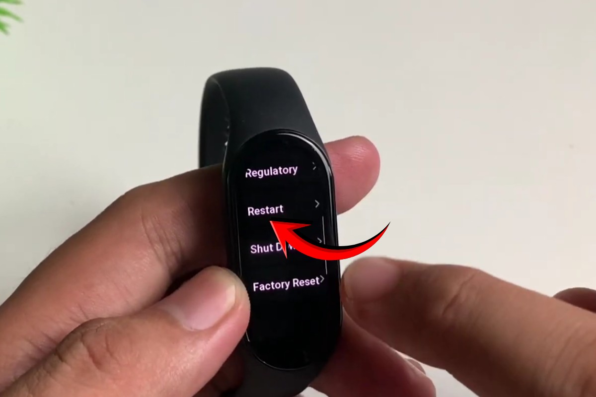 Cách khởi động lại đồng hồ Xiaomi 3