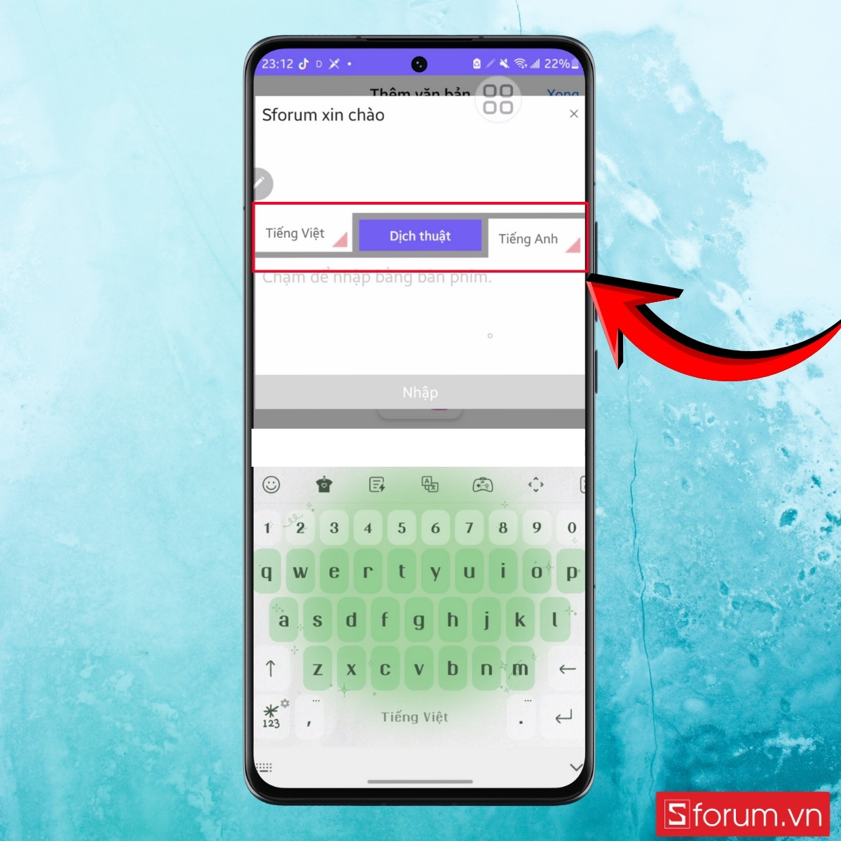 Dịch văn bản trực tiếp ngay trên bàn phím 3