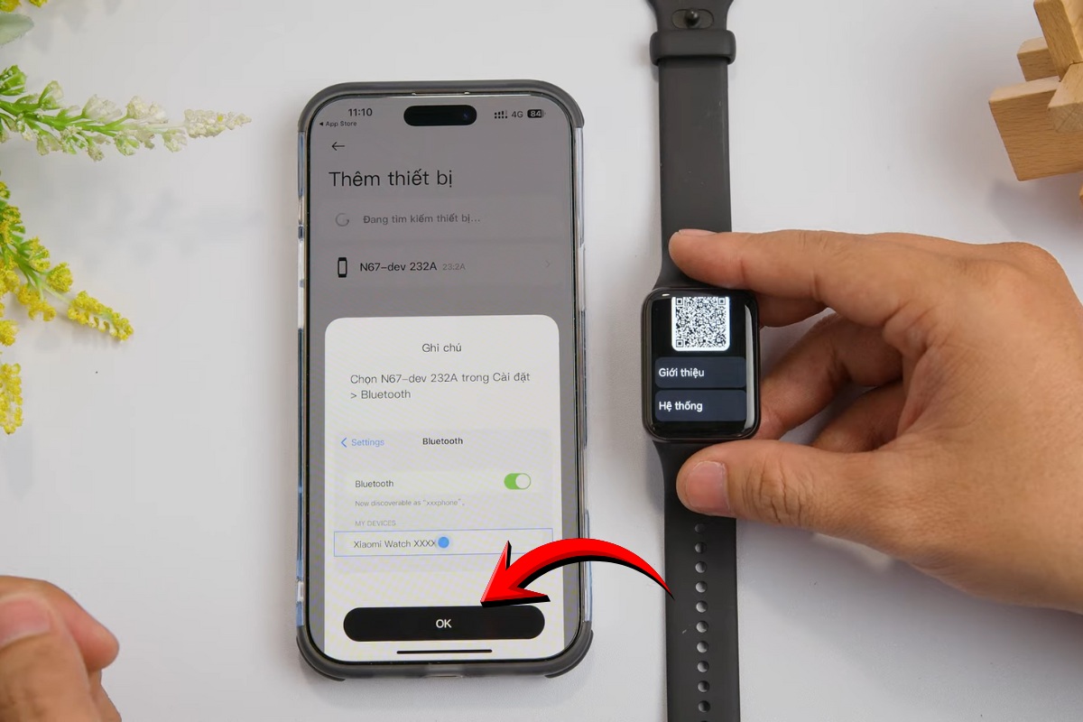 Kết nối đồng hồ với điện thoại 5
