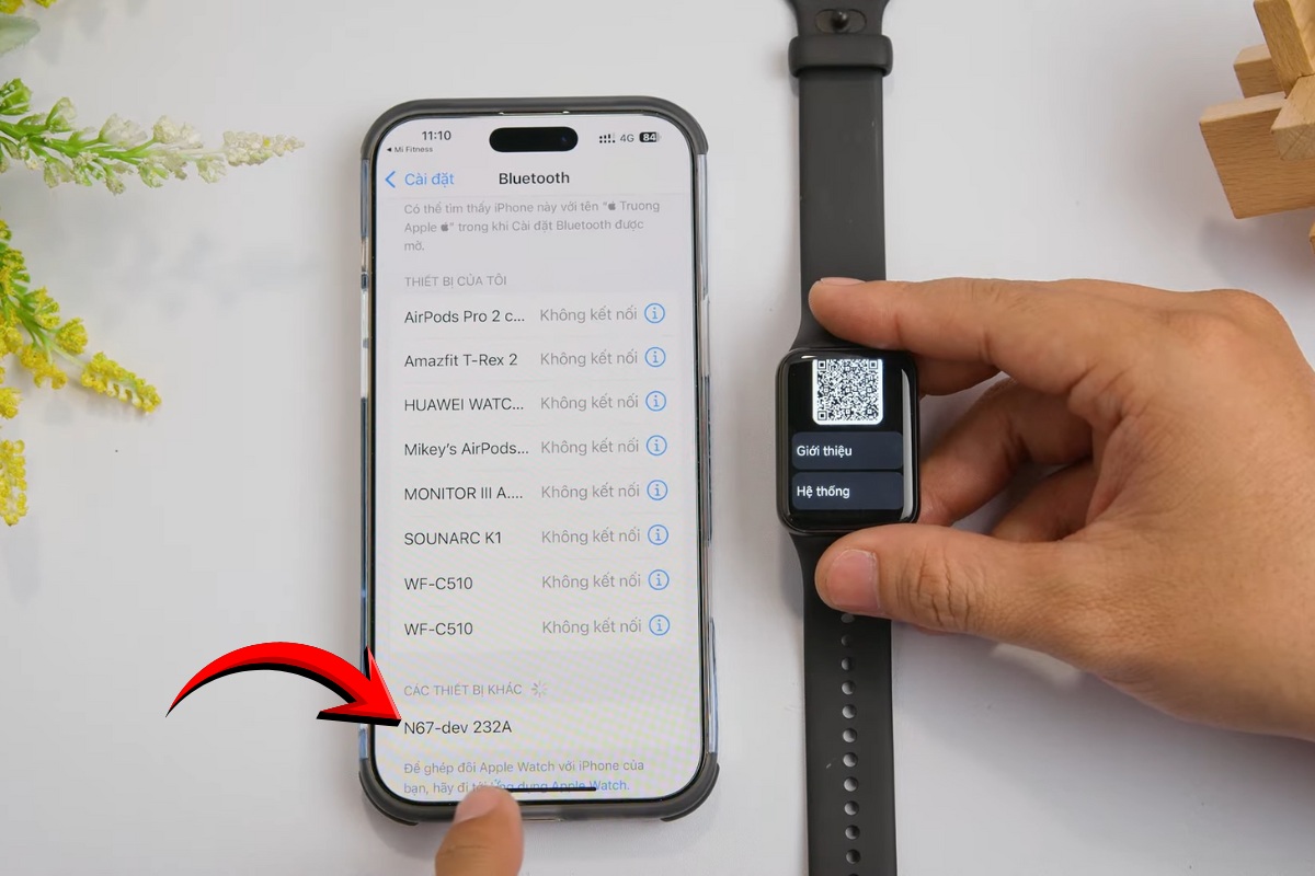 Kết nối đồng hồ với điện thoại 6