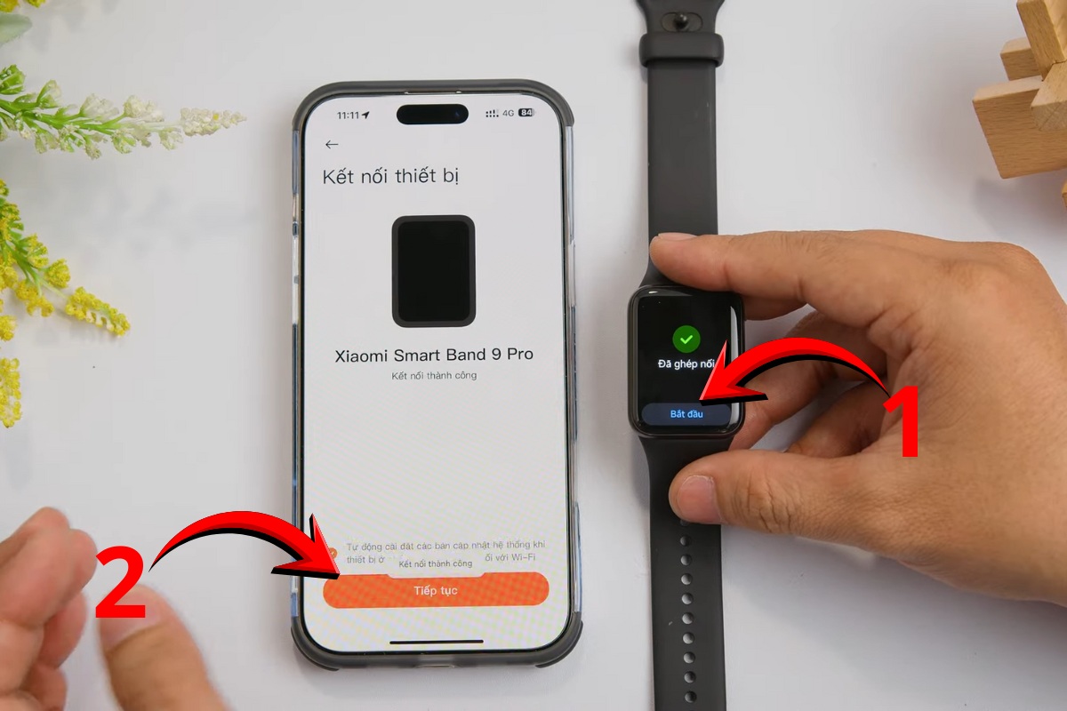 Kết nối đồng hồ với điện thoại 9