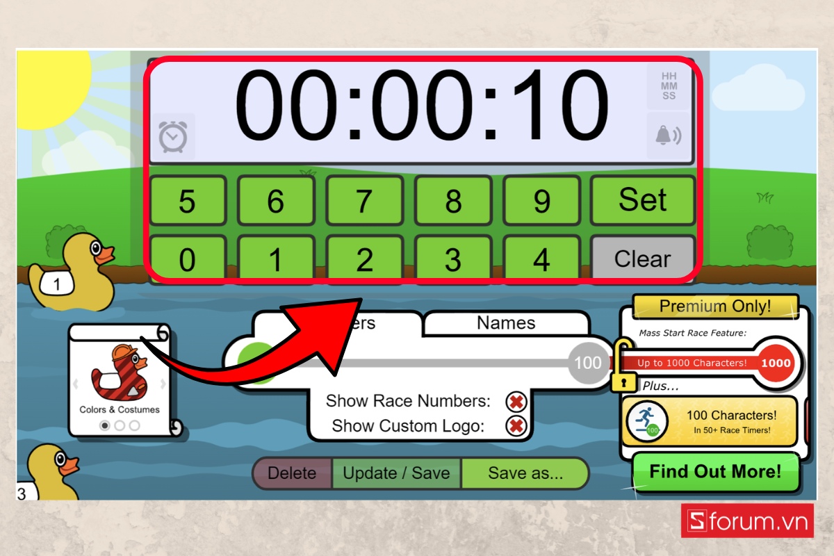 Cách tạo game đua vịt Duck Race chi tiết và dễ thực hiện bước 1