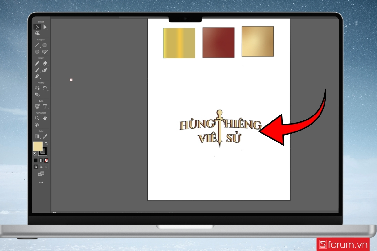 Cách tạo hiệu ứng text poster Giỗ Tổ Hùng Vương bước 21