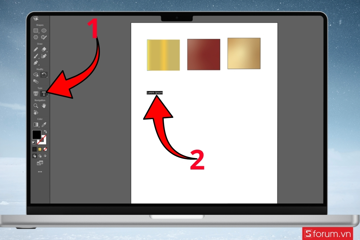Cách tạo hiệu ứng text poster Giỗ Tổ Hùng Vương bước 3