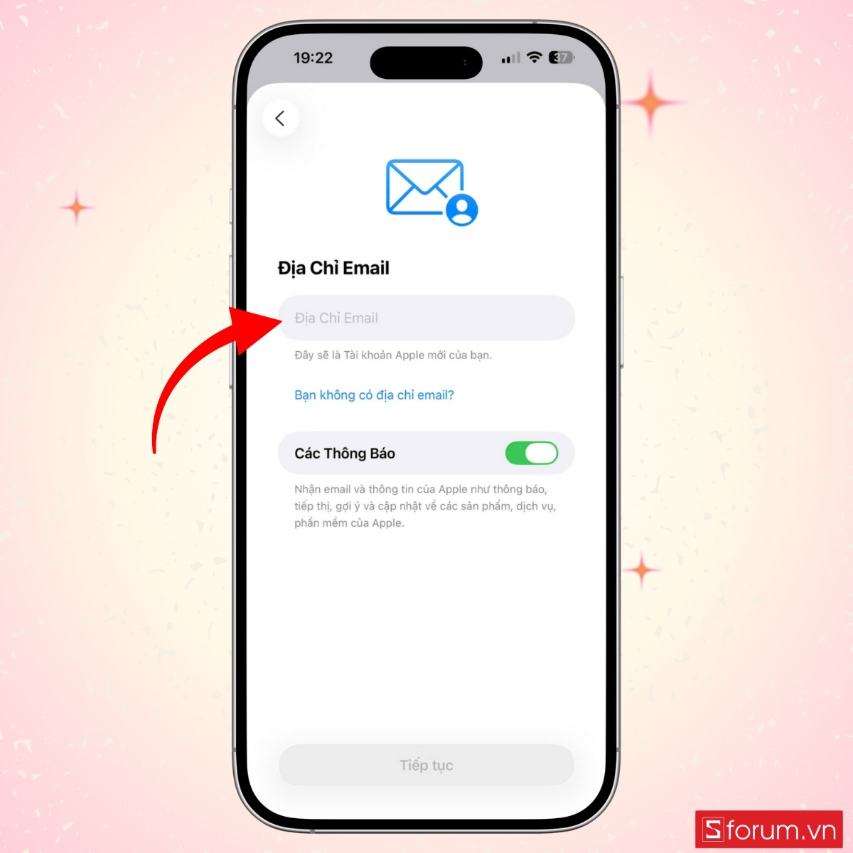 Sử dụng địa chỉ Gmail hiện có