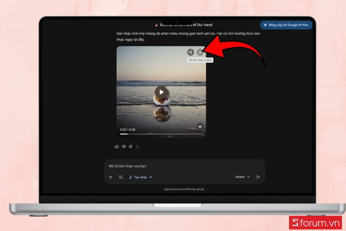 Hướng dẫn cách tạo nhạc trên Gemini bằng Lyria 3 nghe và tải nhạc