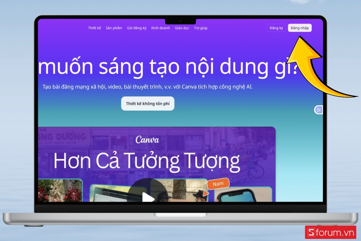 Các bước thiết kế poster giải phóng miền Nam trên Canva bước 1