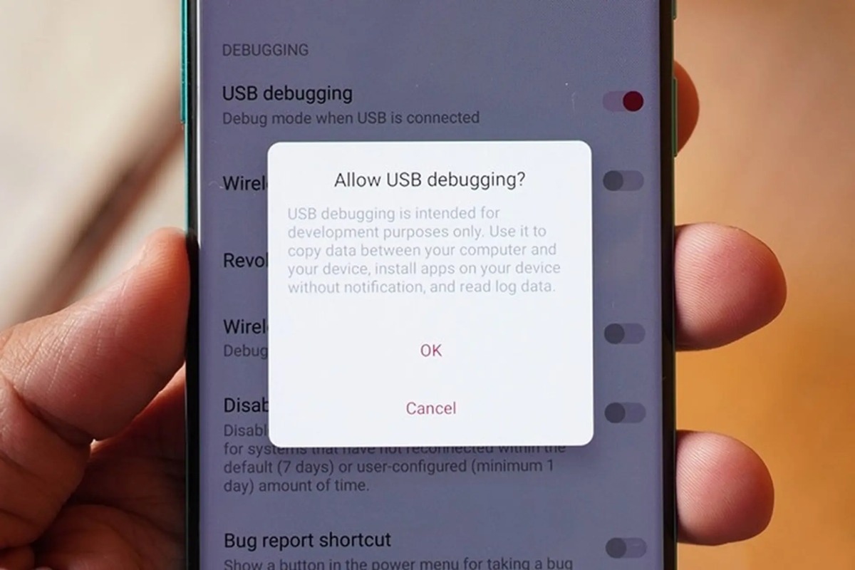 Tính năng Gỡ lỗi USB Debugging trong chế độ nhà phát triển OPPO