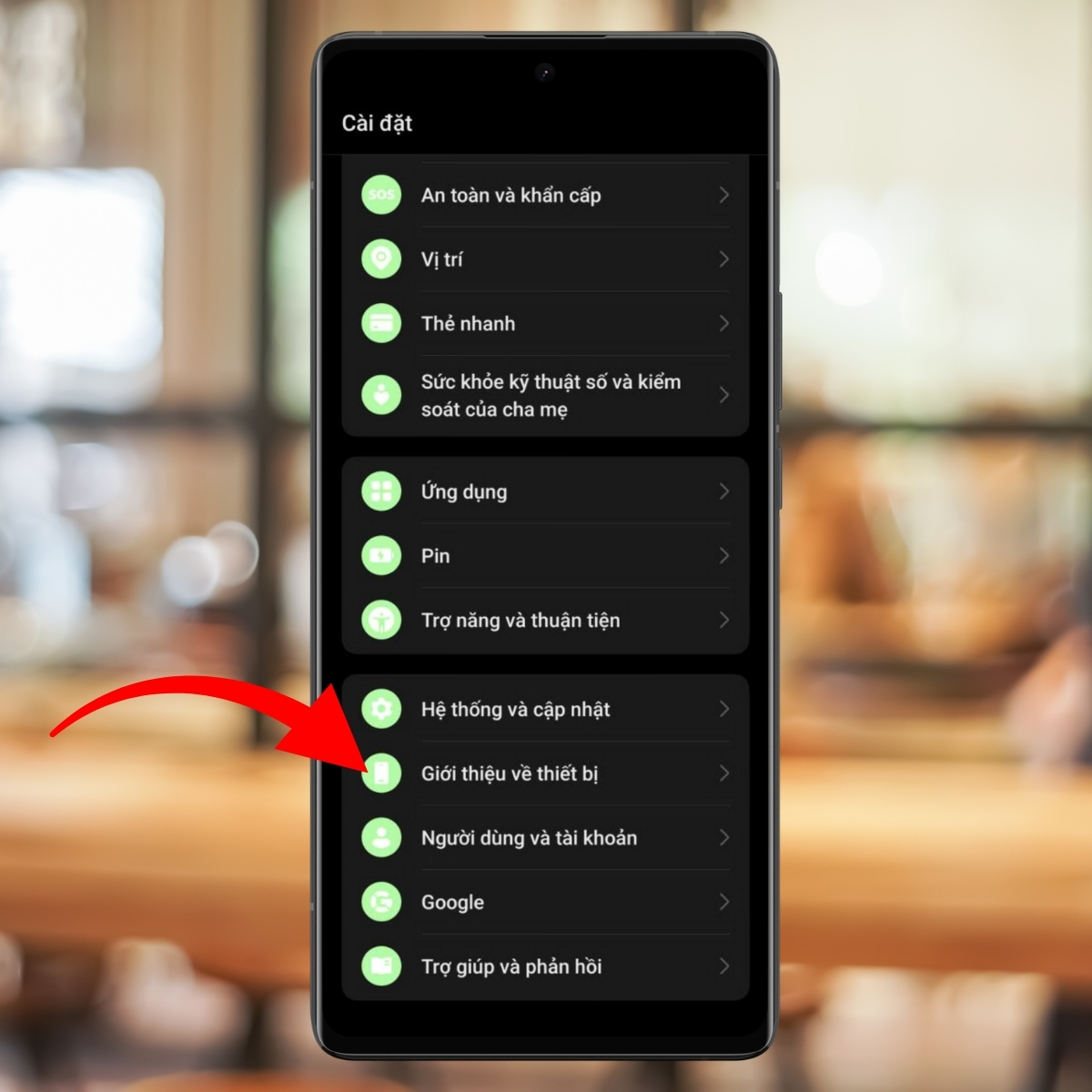 Cách bật chế độ nhà phát triển OPPO - bước 2