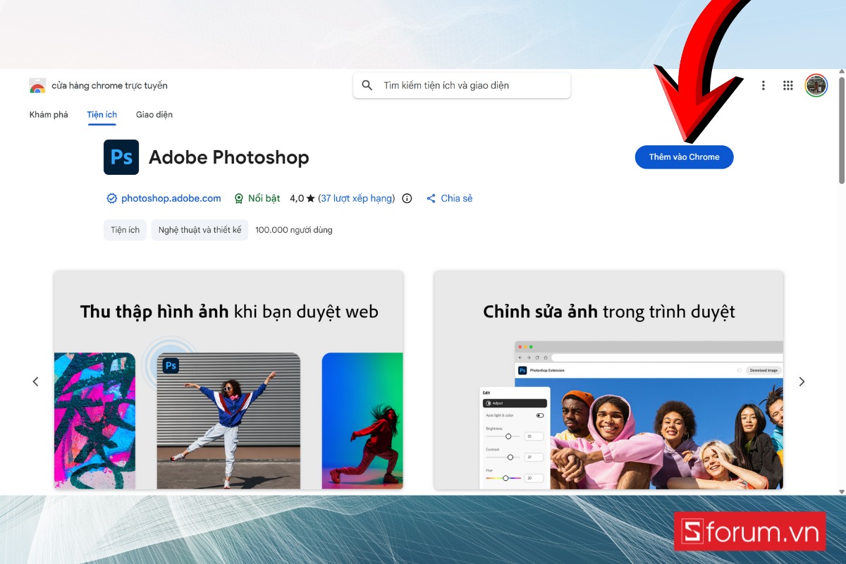 Các bước truy cập miễn phí vào Photoshop Web trong 12 tháng 1