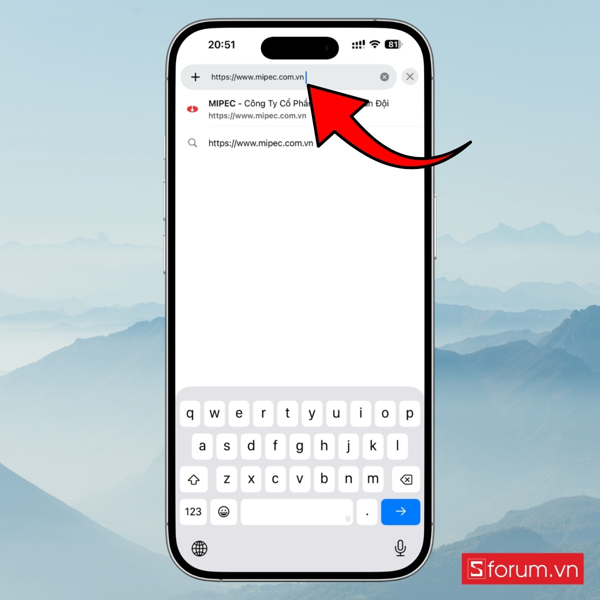 Cách xem giá xăng dầu trên website MIPEC bước 1