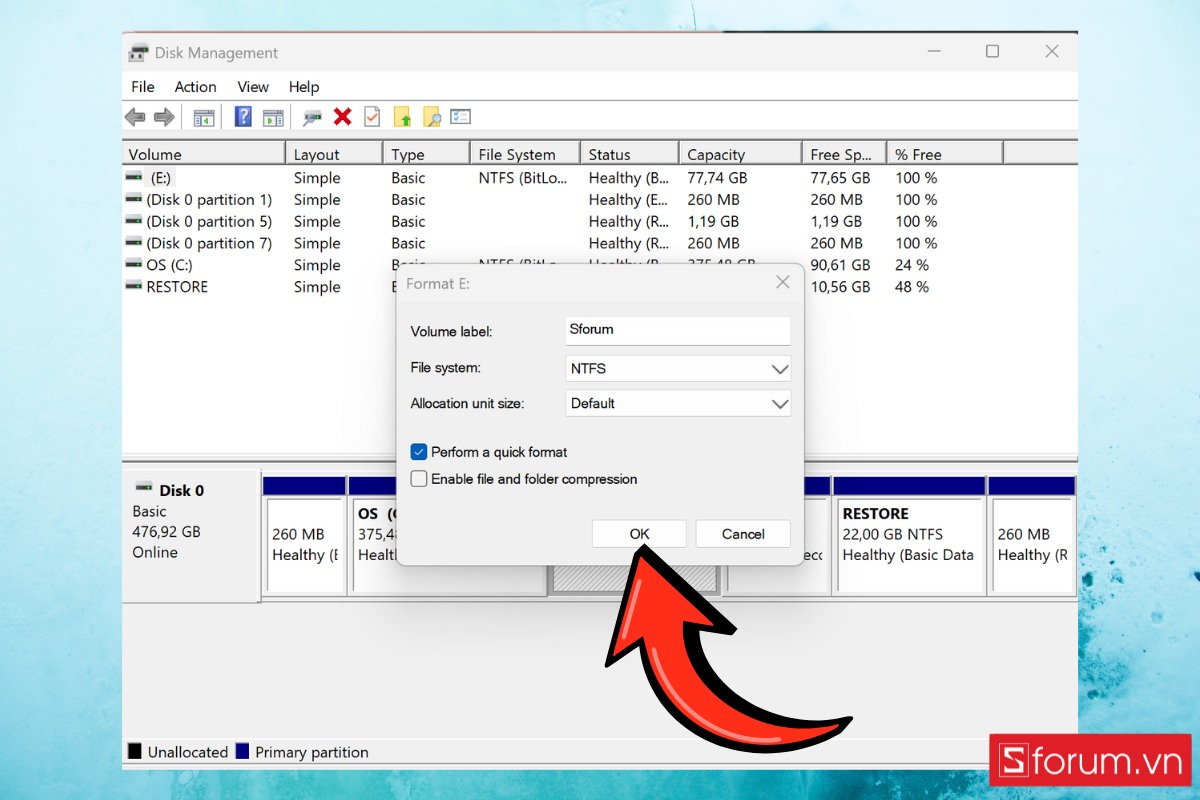 Cách xóa ổ đĩa ảo Win 11 bằng Disk Management 4