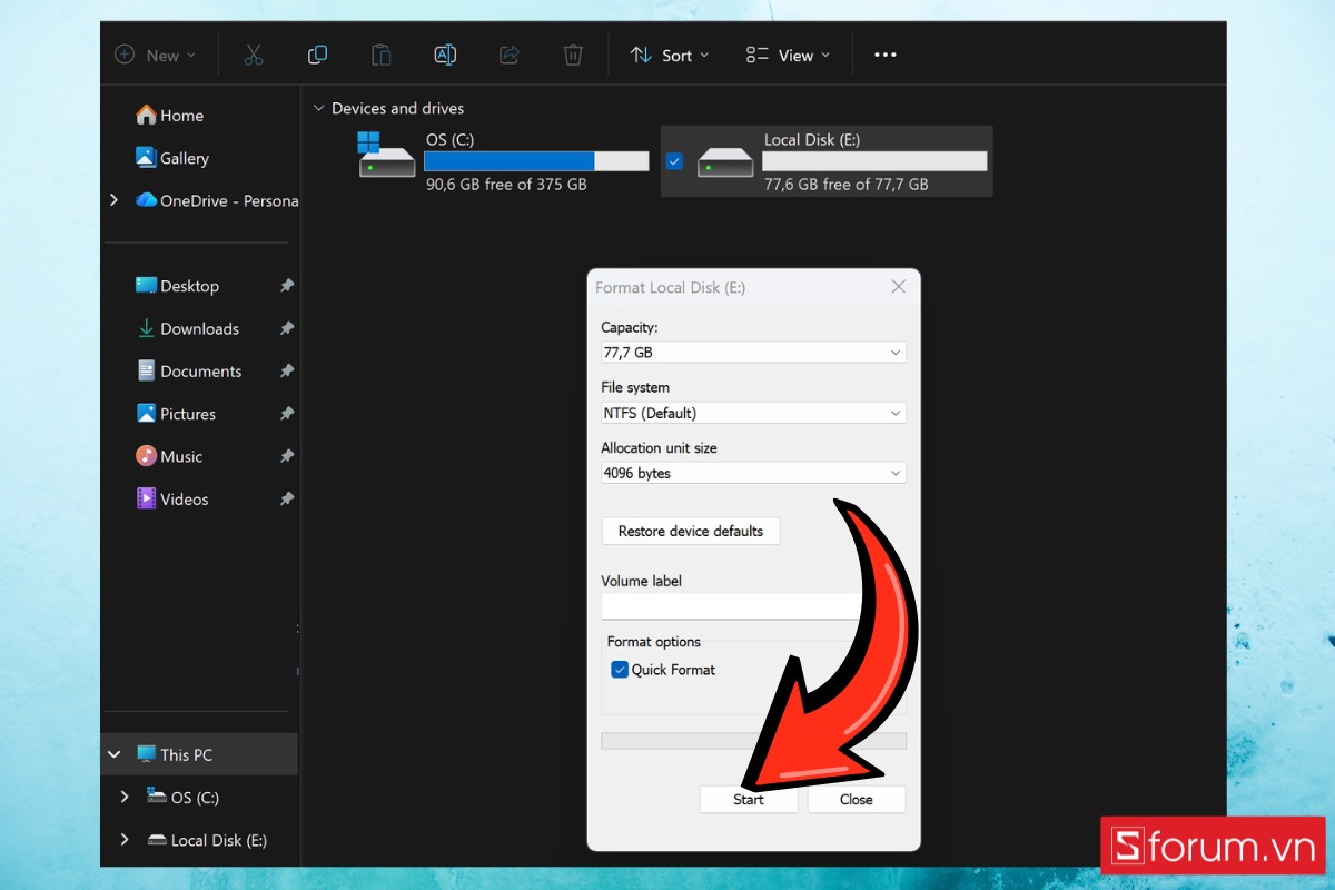 Xóa ổ đĩa ảo trực tiếp trong File Explorer 4