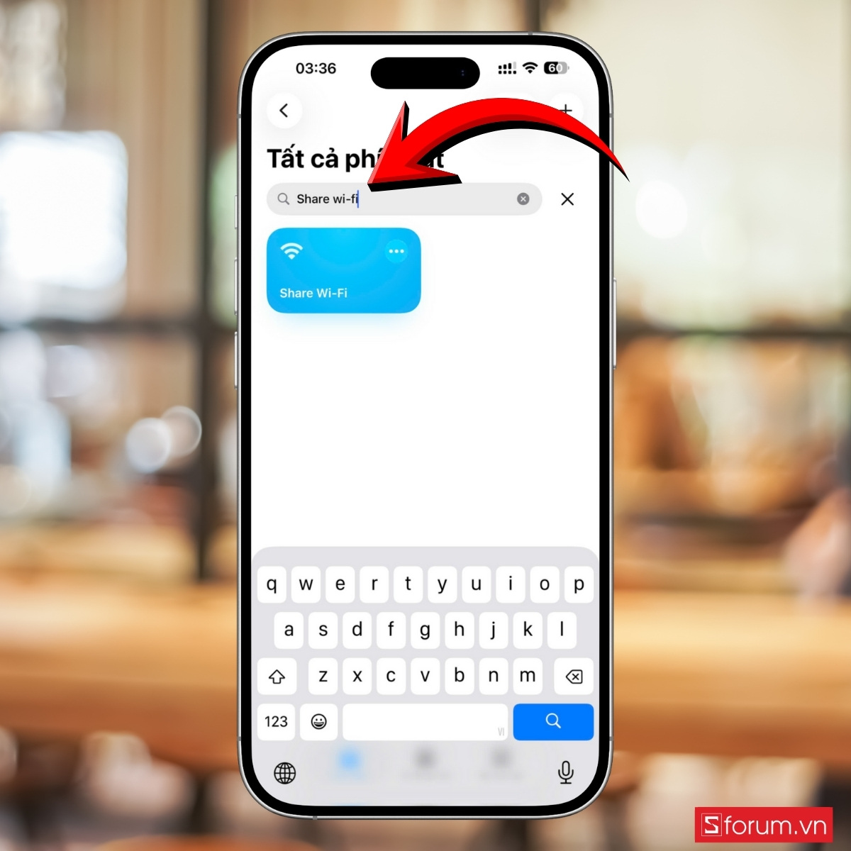 Chia sẻ Wi-Fi trên iPhone bằng mã QR 1