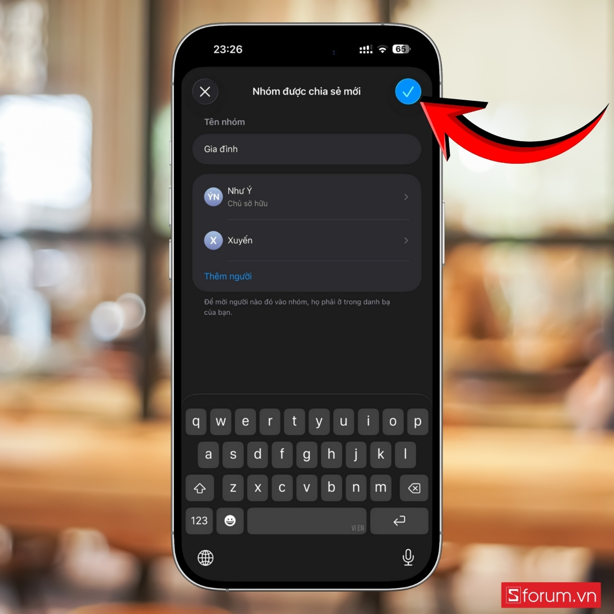 Chia sẻ mật khẩu trên iPhone bằng cách Shared Group mới 6