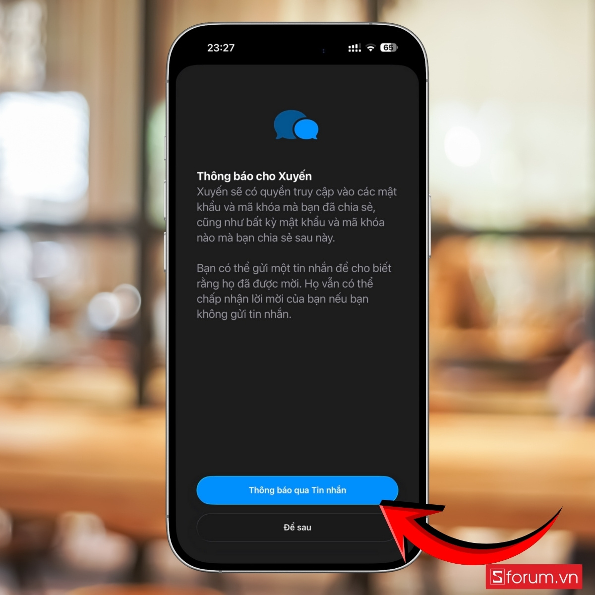 Chia sẻ mật khẩu trên iPhone bằng cách Shared Group mới 8