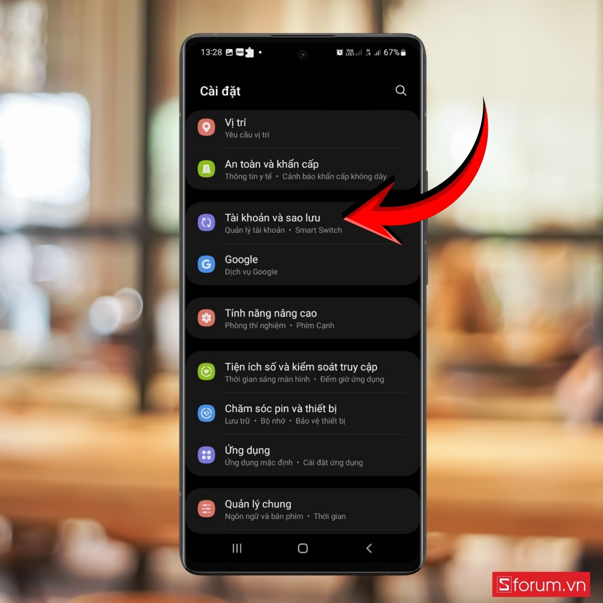 Thiết lập cài đặt lại mạng 2