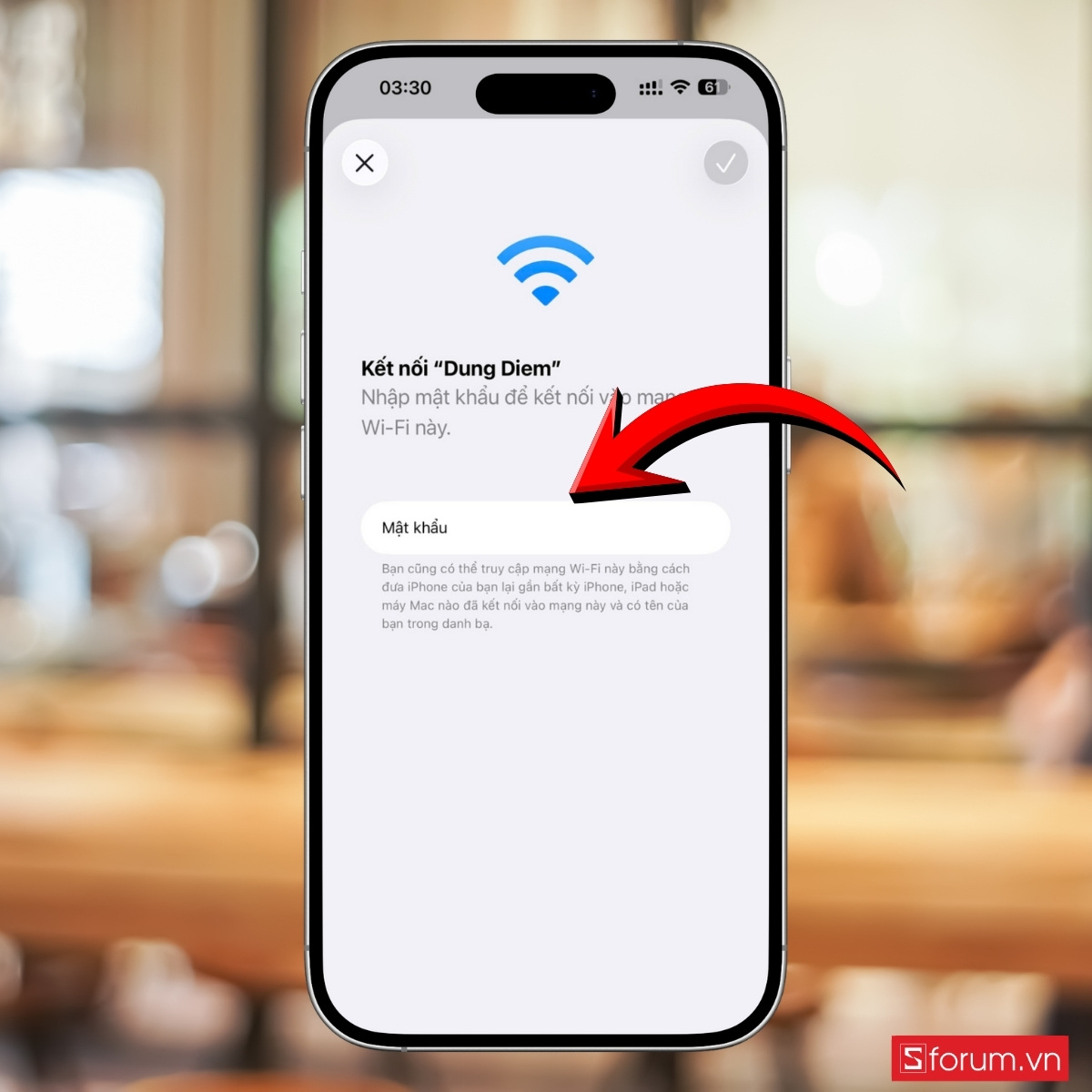 Chia sẻ Wi-Fi trực tiếp giữa hai iPhone hoặc iPad bước 5