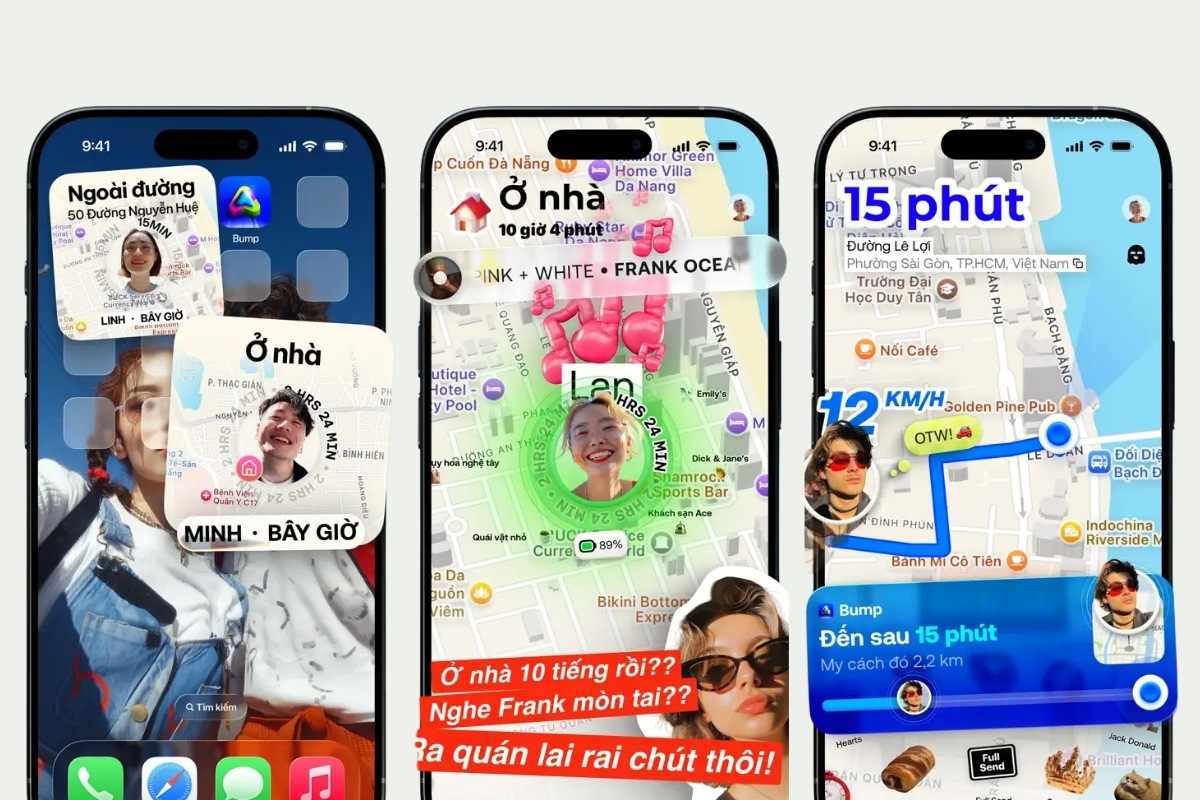 Ứng dụng chia sẻ vị trí Bump hoạt động như thế nào?