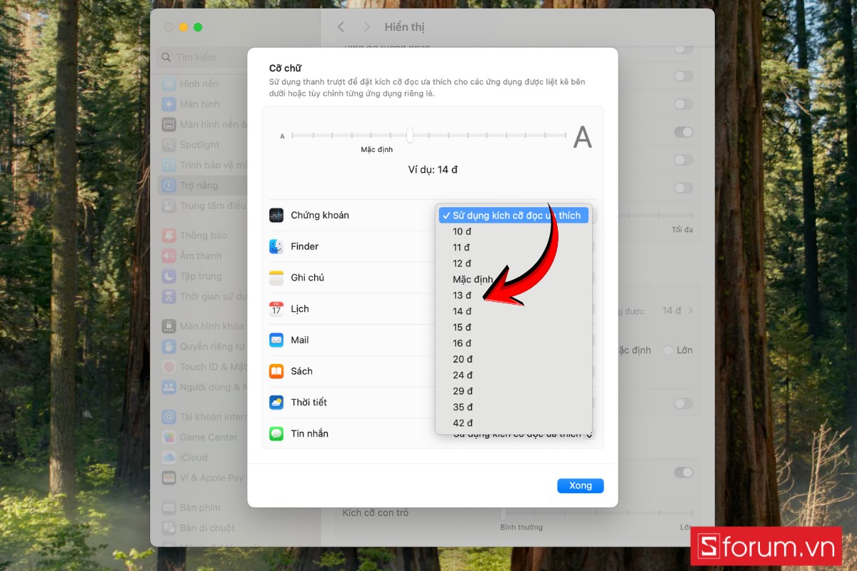 Cách chỉnh văn bản lớn hơn trong nhiều ứng dụng 4