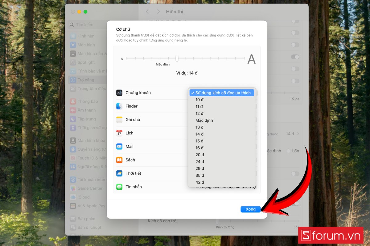 Cách chỉnh văn bản lớn hơn trong nhiều ứng dụng 5