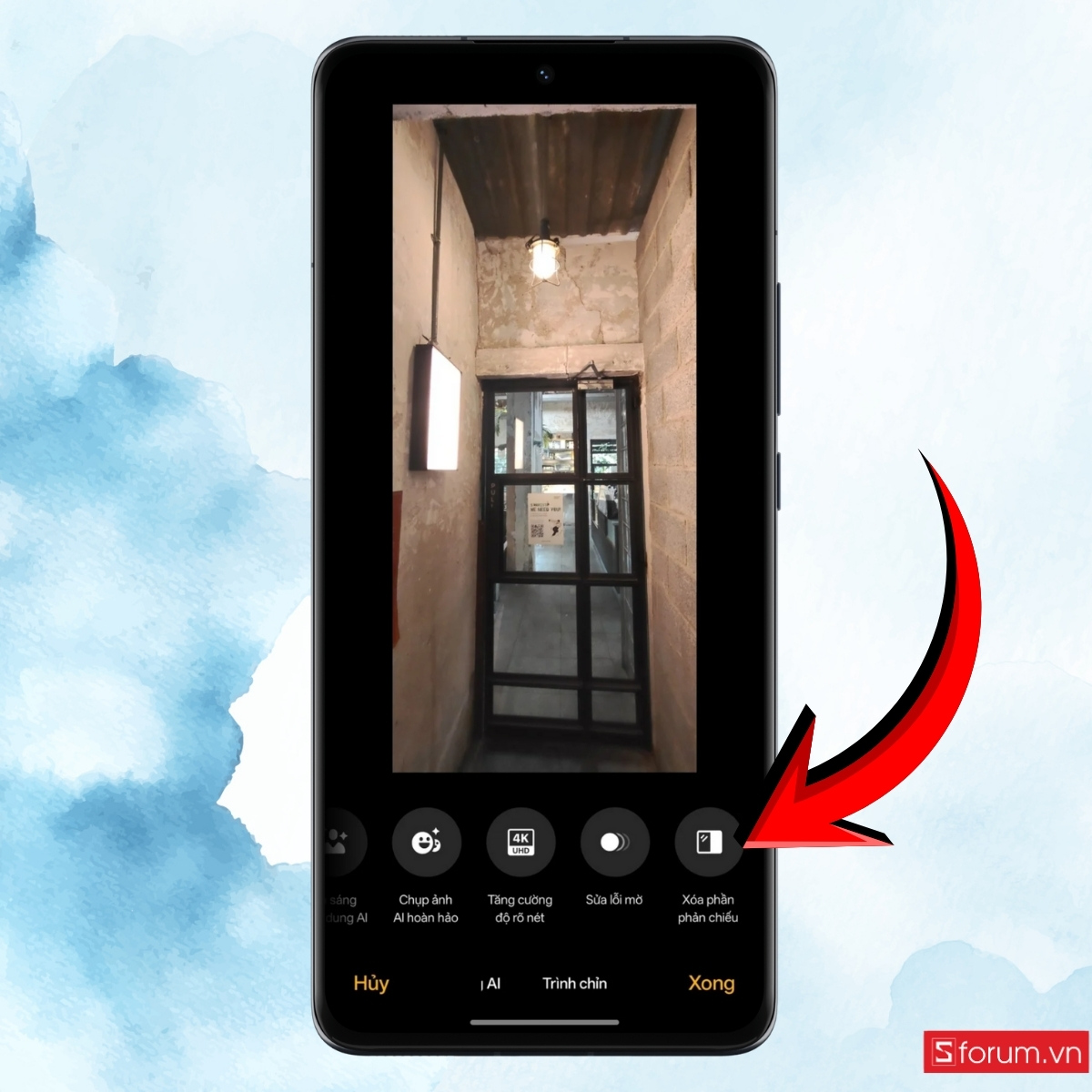 Trải nghiệm thực tế với các bước chụp ảnh chống lóa AI trên OPPO AI xử lý