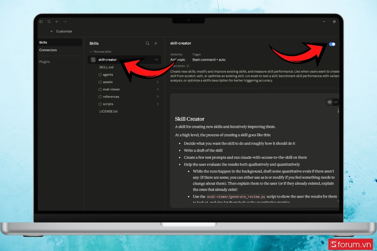 Cách tạo Claude skills từng bước chi tiết bước 8