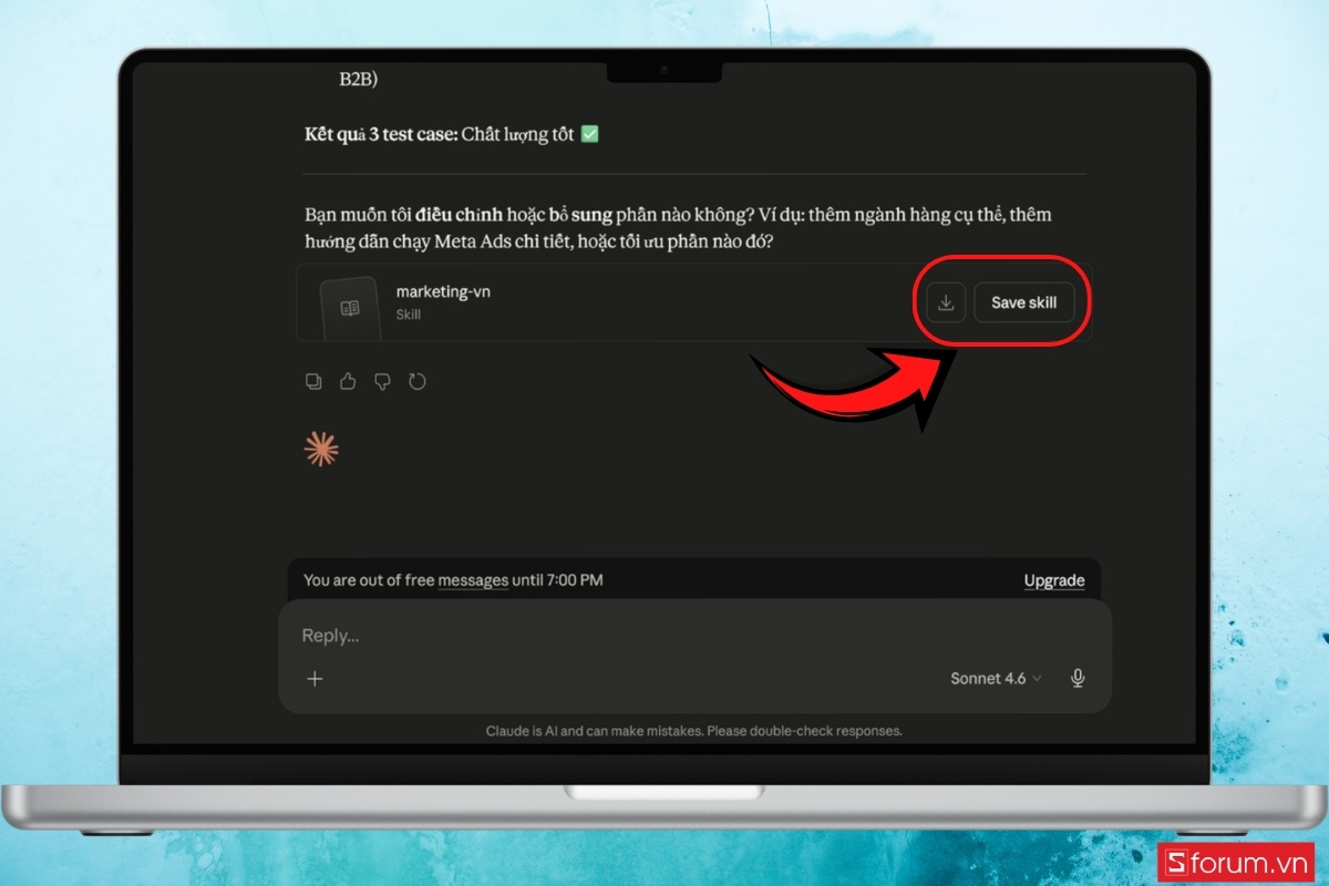 Cách tạo Claude skills từng bước chi tiết bước 12