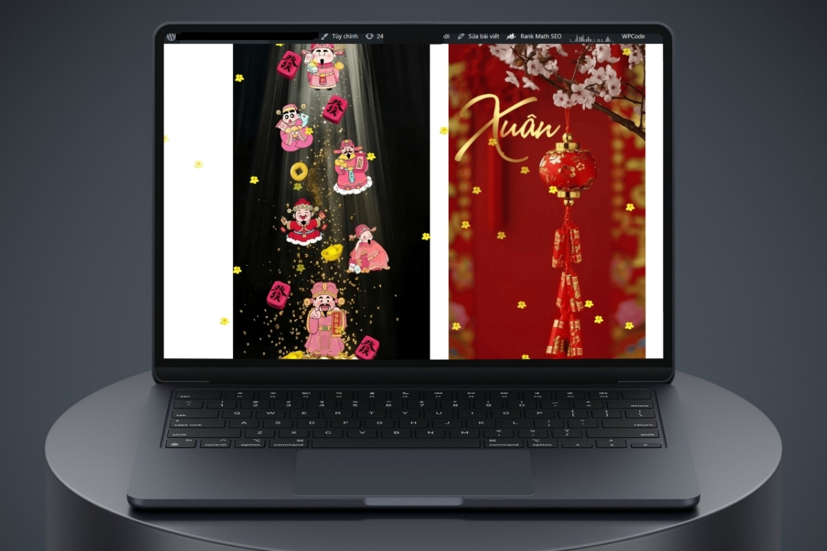 Code hiệu ứng hoa mai rơi cho blog/website đón Tết lung linh