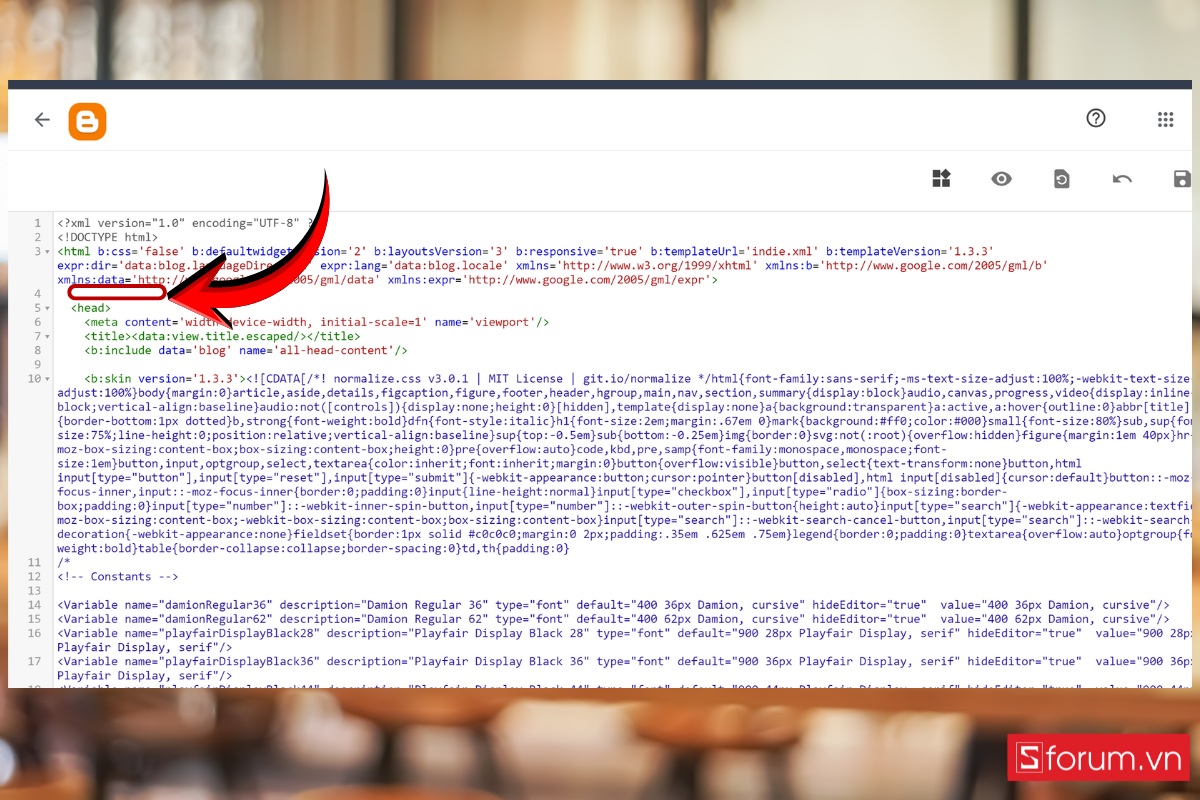 Cách chèn hiệu ứng hoa mai rơi vào Blogspot (Blogger) 2
