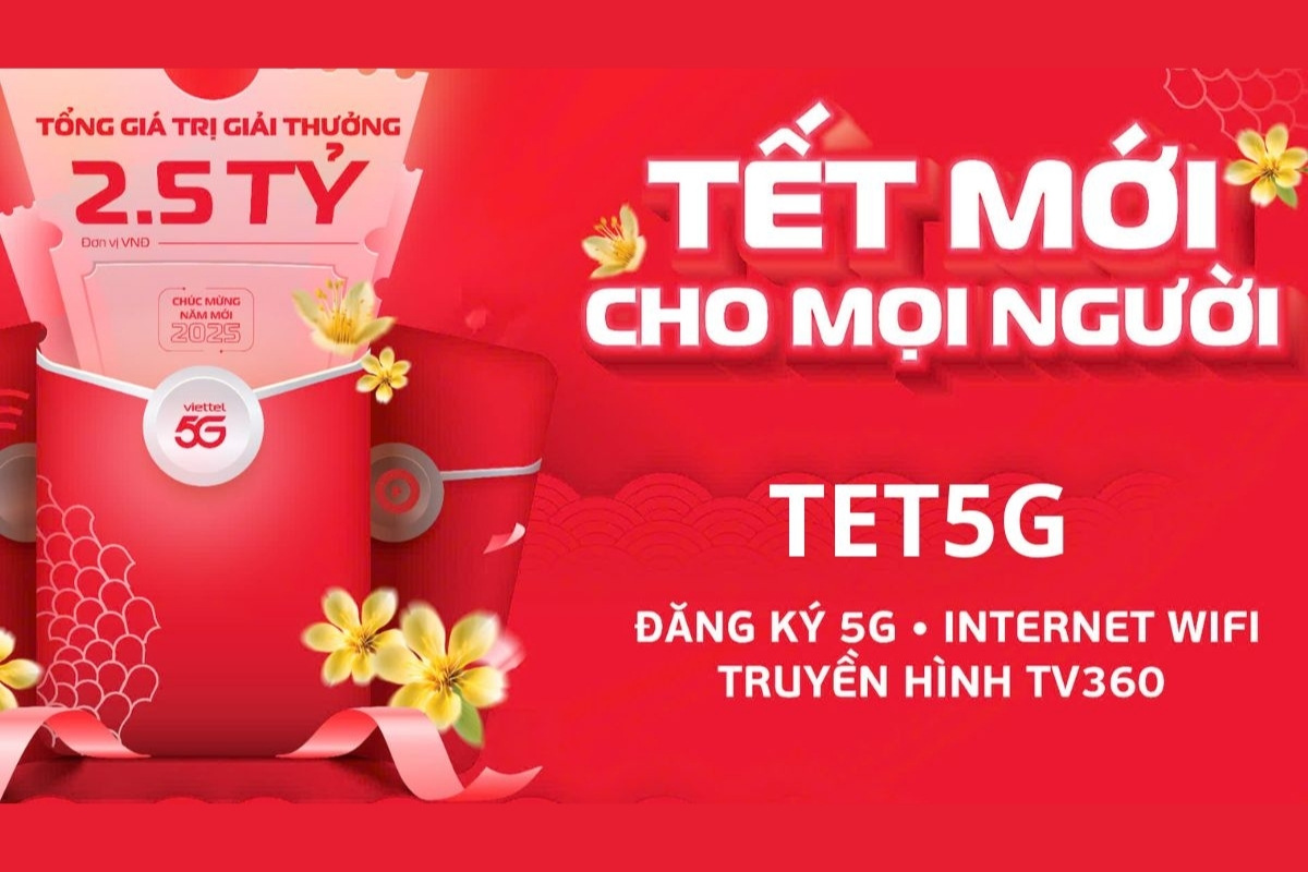 Đăng ký gói data Tết 5G Viettel lựa chọn thông minh kết nối trọn vẹn