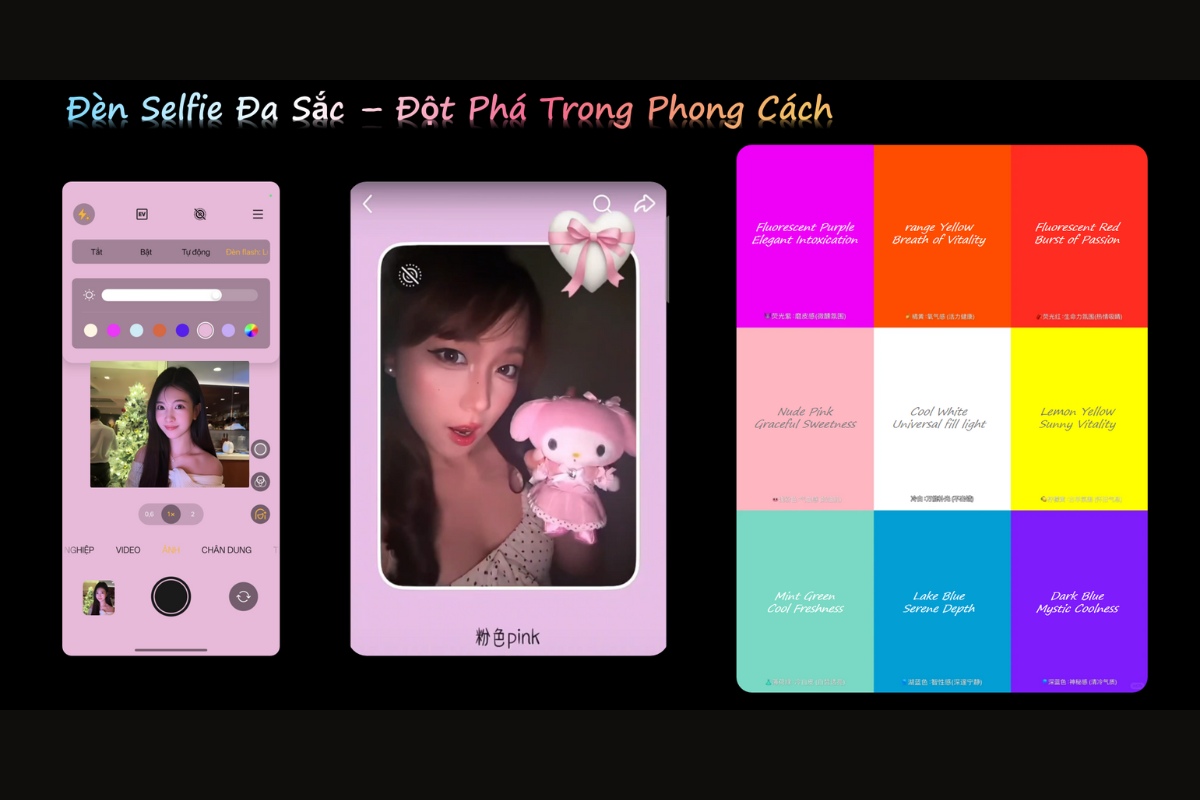 Bí quyết sở hữu ảnh selfie thần thái với đèn selfie đa sắc trên OPPO Reno15