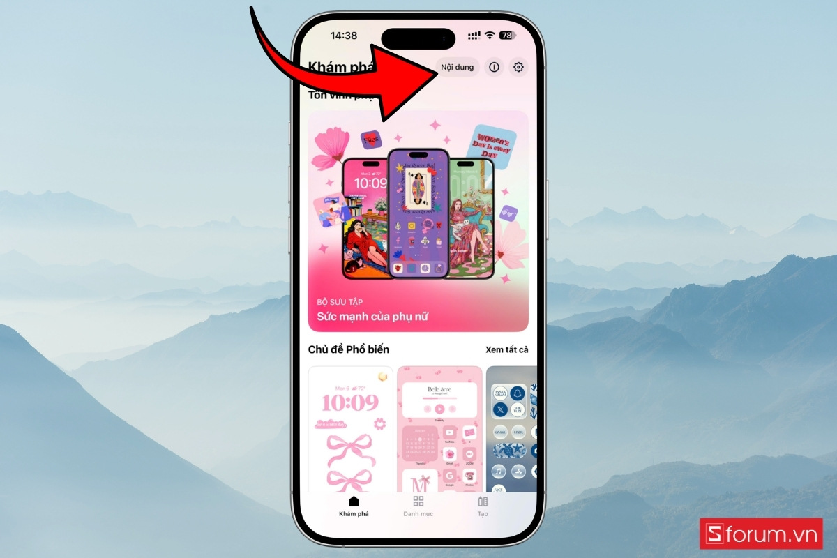 Hướng dẫn đổi icon chủ đề 8/3 trên iPhone với Themify bước 4