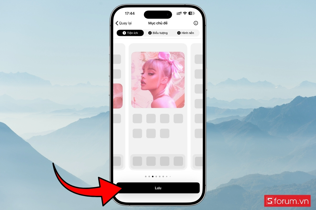 Hướng dẫn đổi icon chủ đề 8/3 trên iPhone với Themify bước 6